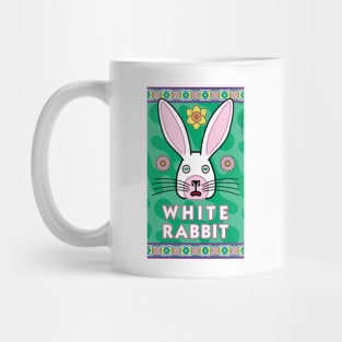 Nimble White Rabbit Crest Mug